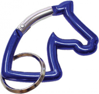 Schlüsselanhänger Pferdekopf (Karabiner)